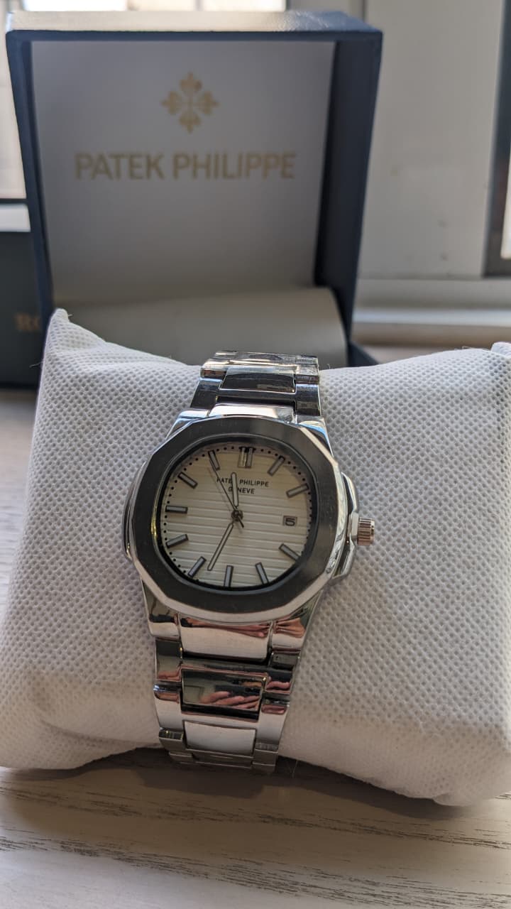 Patek Philippe Nautilus silver dial